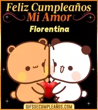 GIF Feliz Cumpleaños mi Amor Florentina